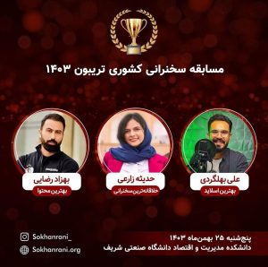 بهترین اسلاید، خلاقانه‌ترین سخنرانی، بهترین محتوا